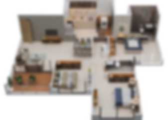 Silver Gardenia 2 BHK odd floor plan